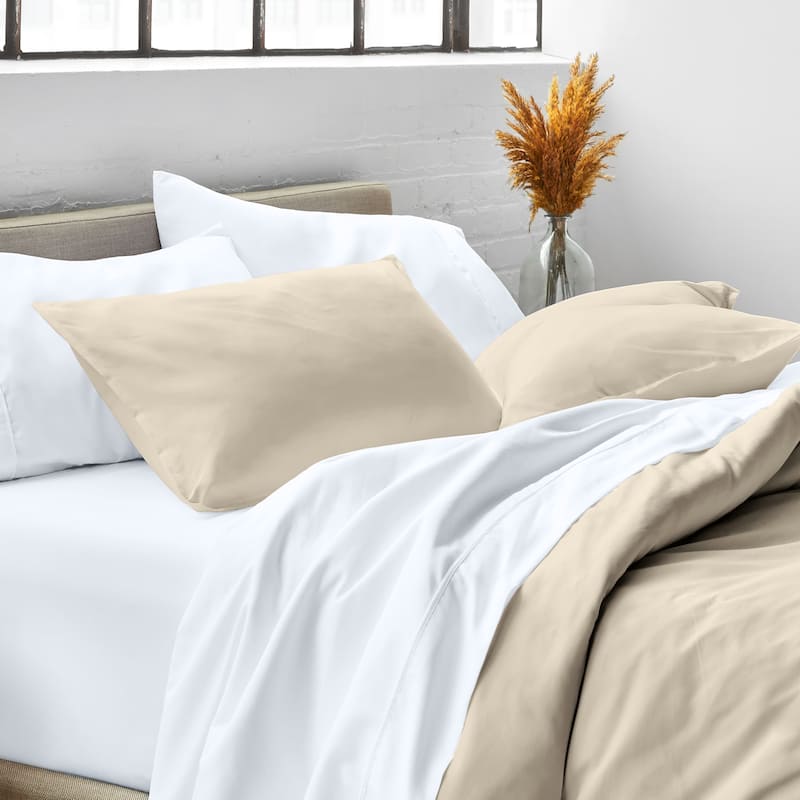 Bare Home Double Brushed Pillow Shams (Set of 2)