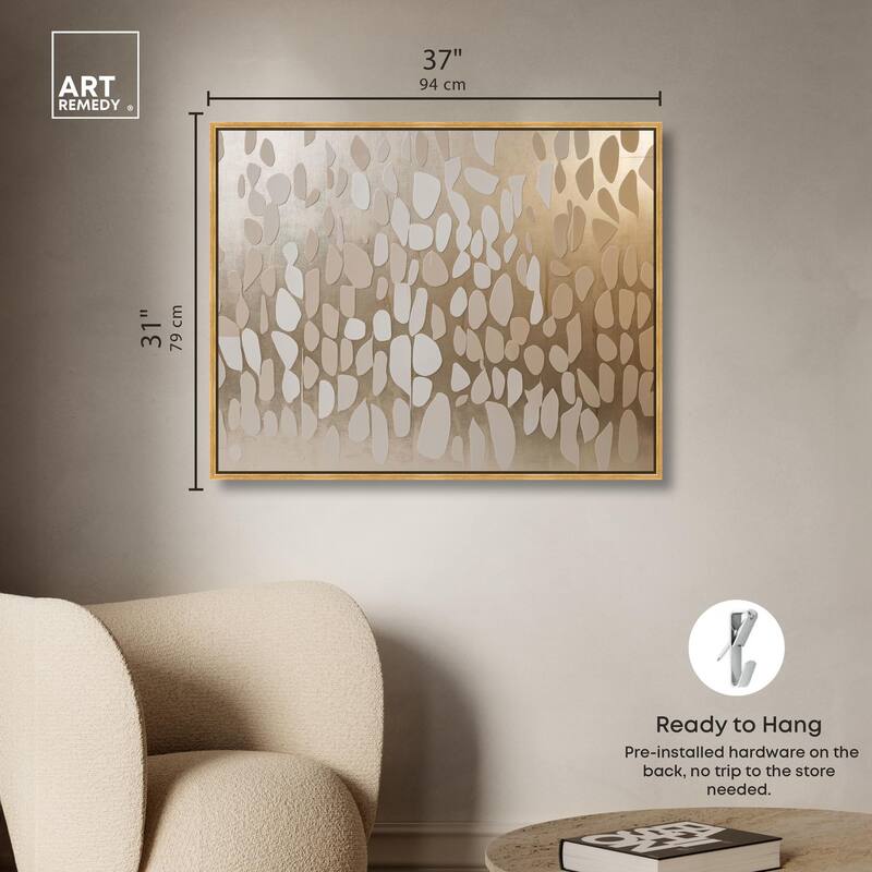 Glimmering Cascade Canvas by Art Remedy