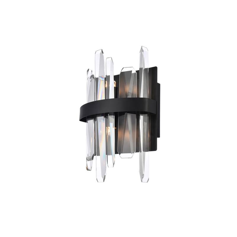 Indigo Home 8 inch crystal bath sconce