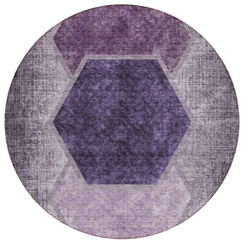 Machine Washable Indoor/ Outdoor Chantille Modern Boho Rug