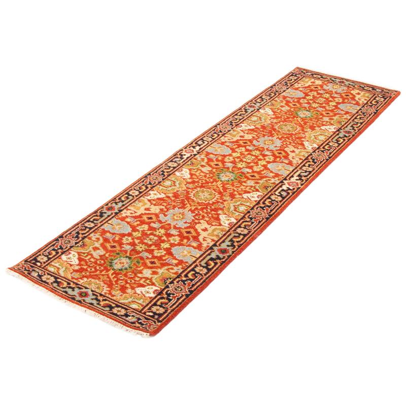 ECARPETGALLERY Hand-knotted Serapi Heritage Red Wool Rug - 2'8 x 9'7