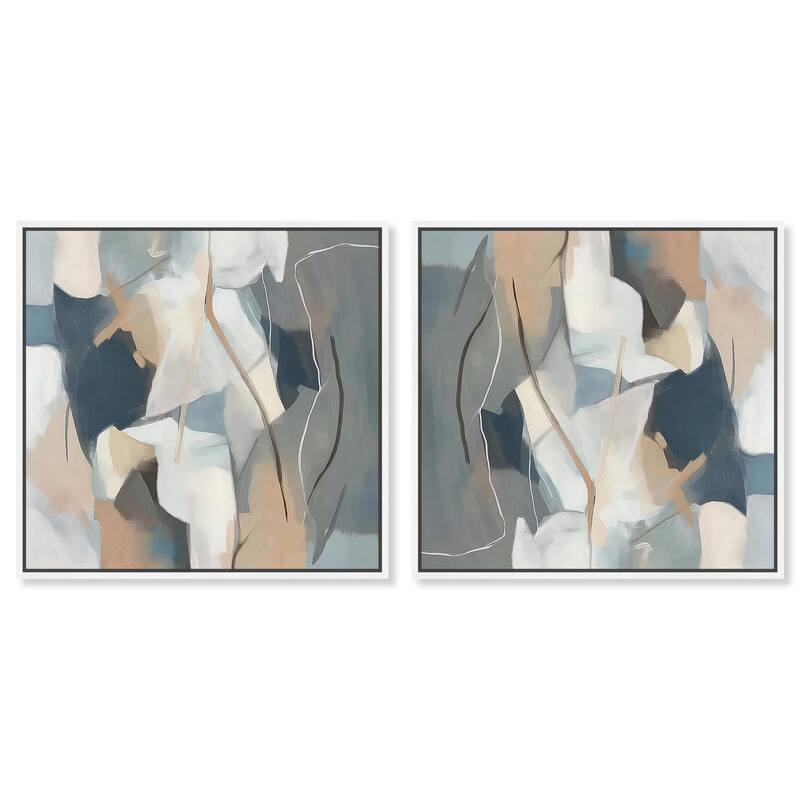 Spring's Riot Canvas by Art Remedy - 40" x 40" - Black