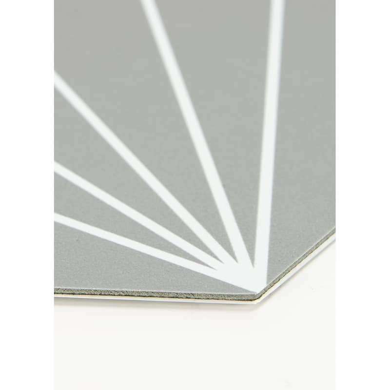 FloorPops Vers Peel & Stick Hexagon Floor Tiles