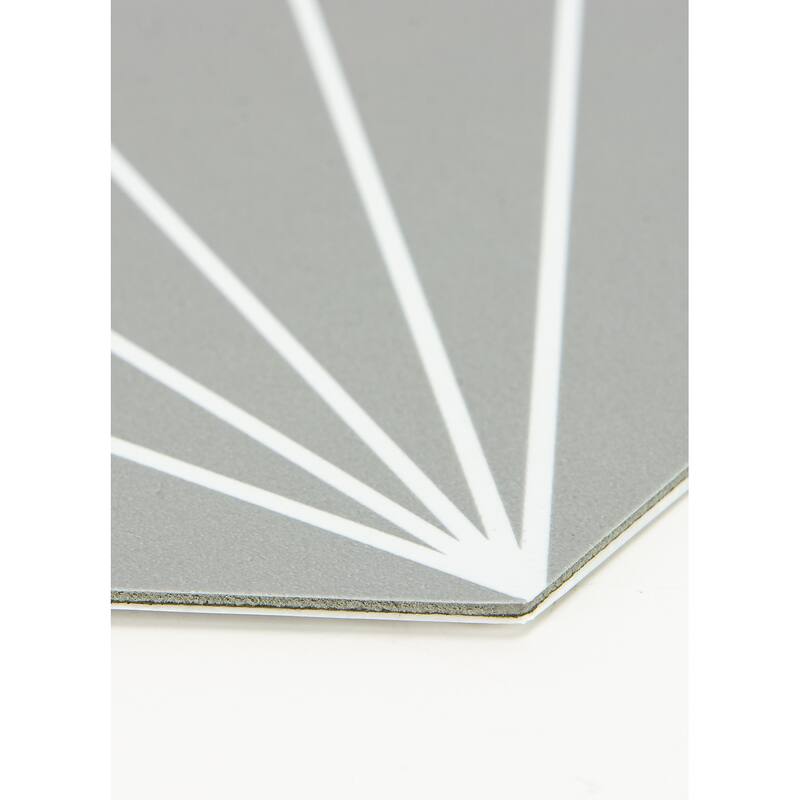 FloorPops Vers Peel & Stick Hexagon Floor Tiles