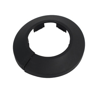 40mm Plastic Wall Flange Radiator Water Pipe Cover Black - Bed Bath 