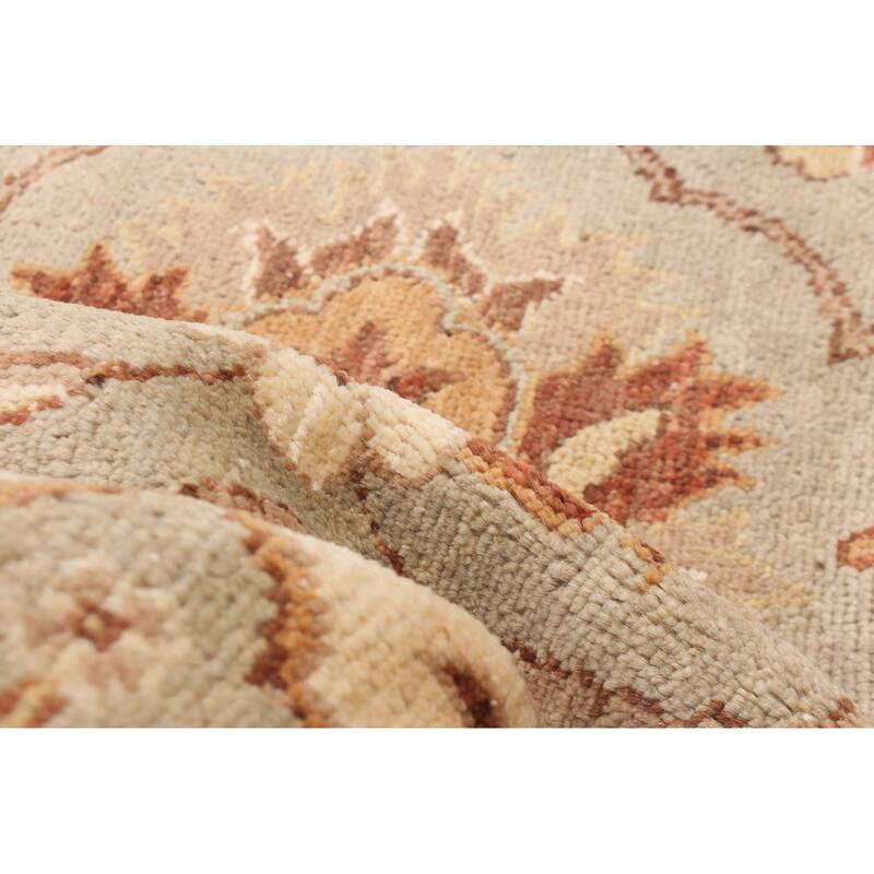 ECARPETGALLERY Hand-knotted Chobi Twisted Grey Wool Rug - 9'1 x 9'3