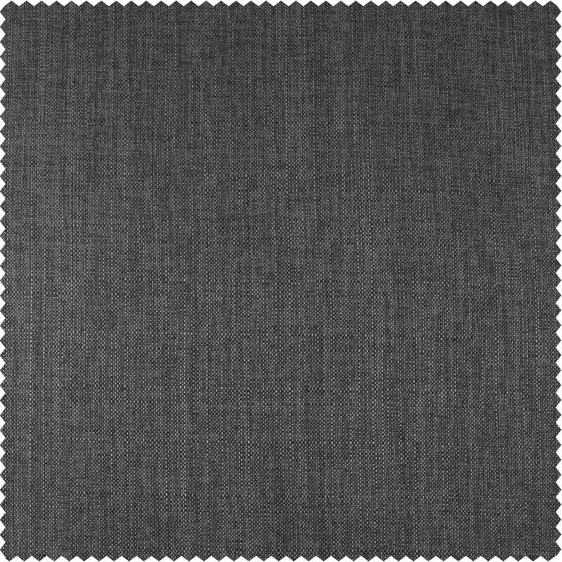 Exclusive Fabrics Italian Faux Linen Room Darkening Curtains (1 Panel) - Sophisticated Drapery for Versatile Décor