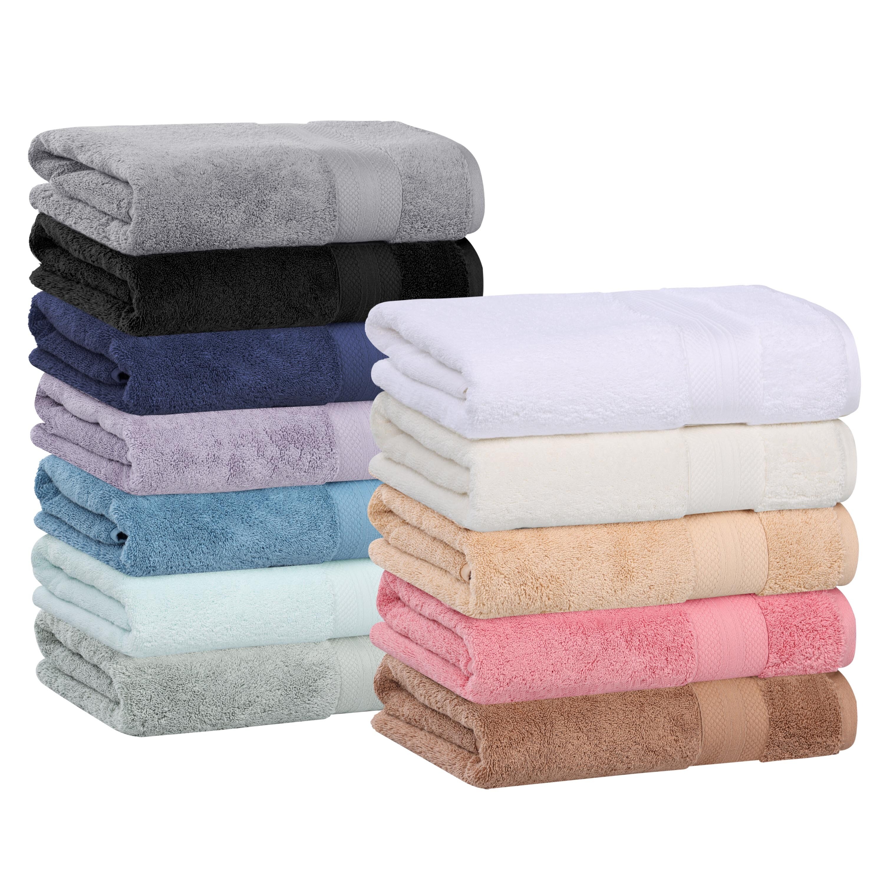 Superior Turkish Cotton 12 Piece Solid Plush Heavyweight-image