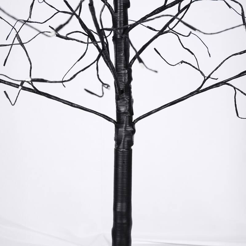 3 Pack Halloween Spooky Tree with Purple Lights
