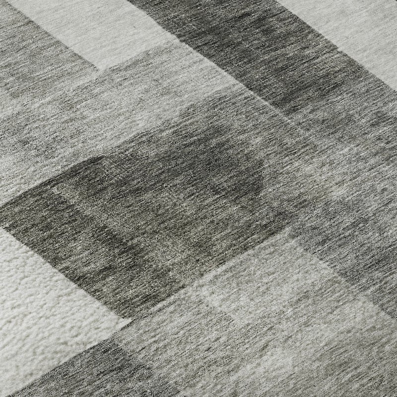 Premium Washable Super Soft Causal Blocky Mayfield Rug