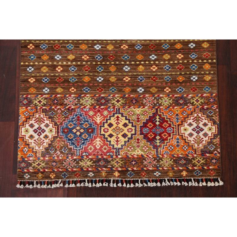 Vegetable Dye Kazak Oriental Area Rug Wool Hand-knotted Kitchen Carpet - 3'4" x 5'1"