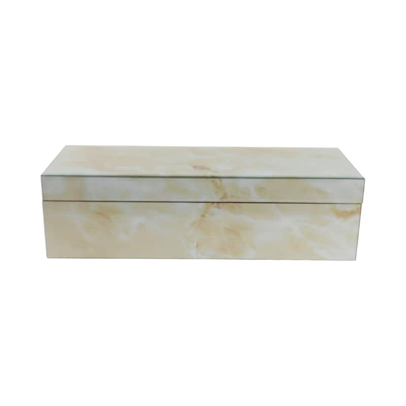 Classic Decorative Storage Box with Lid - 17" x 6" x 5"