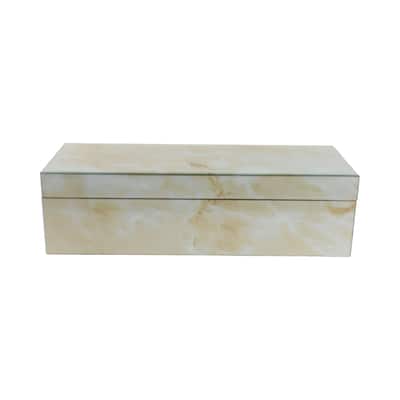 Classic Decorative Storage Box with Lid - 17" x 6" x 5"