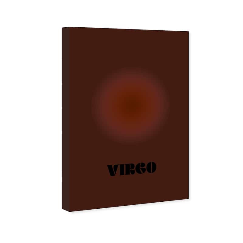 Wynwood Studio Canvas Spiritual and Religious Aura Virgo Brown and Dark Brown Modern & Contemporary Wall Art Canvas Print