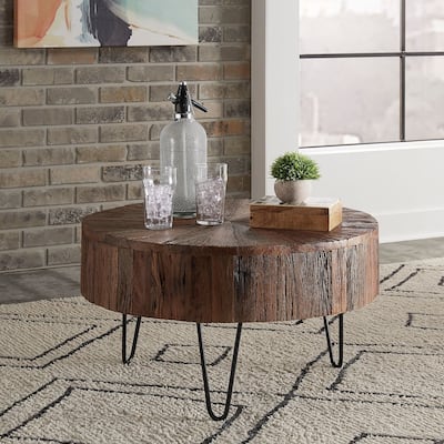 Canyon Railroad Brown Accent Cocktail Table