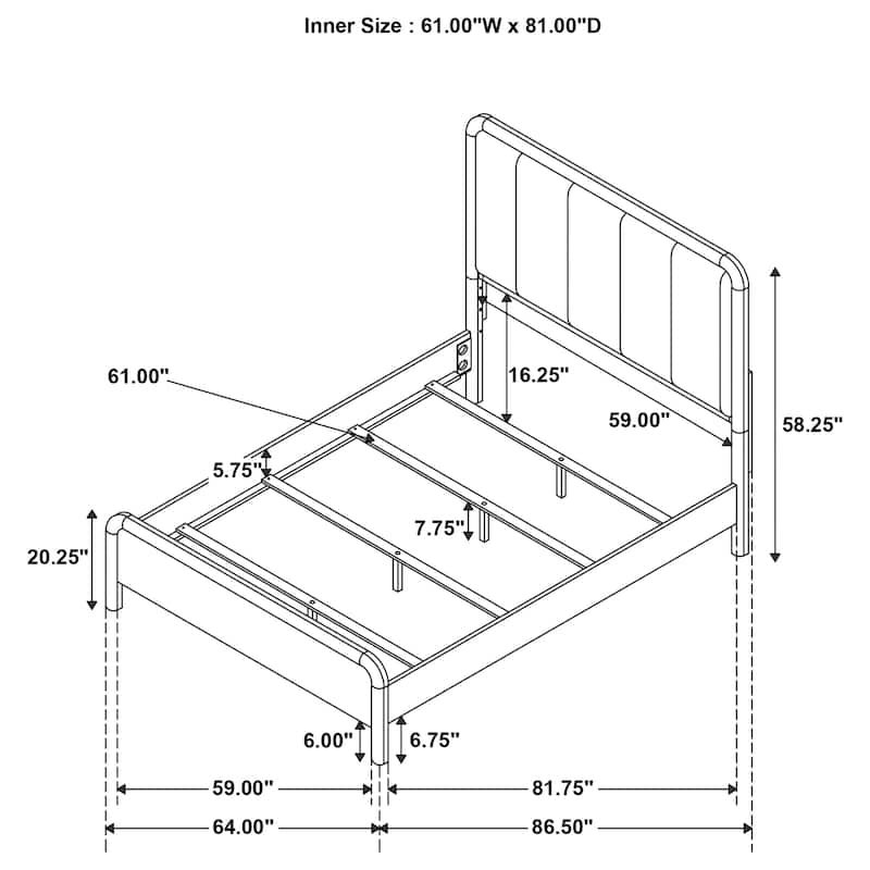 Amsbury Bedroom Set Nutmeg