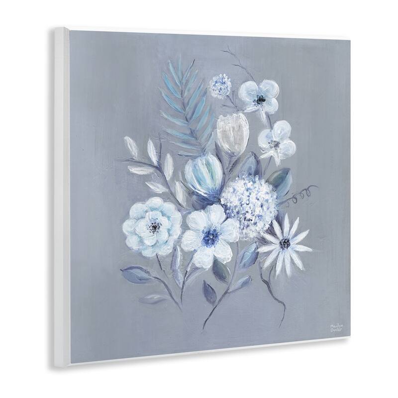 Stupell Mixed Flower Bundle Wall Plaque Art Design By Marilyn Dunlap