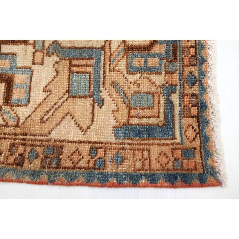 ECARPETGALLERY Hand-knotted Antalya Vintage Copper Wool Rug - 6'8 x 10'0