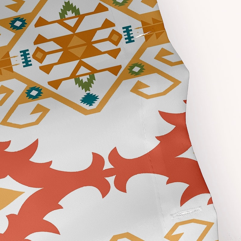 71 x 74-inch Bombay Geometric Print Shower Curtain