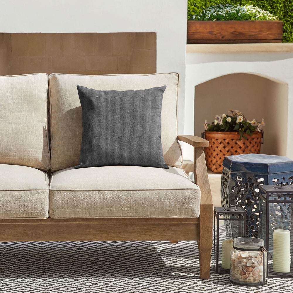 Sorra Home Sunbrella Outdoor Knife Edge Pillow Single