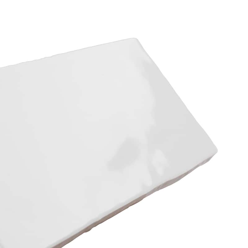 Merola Tile Castillo White 3" x 6" Ceramic Wall Tile