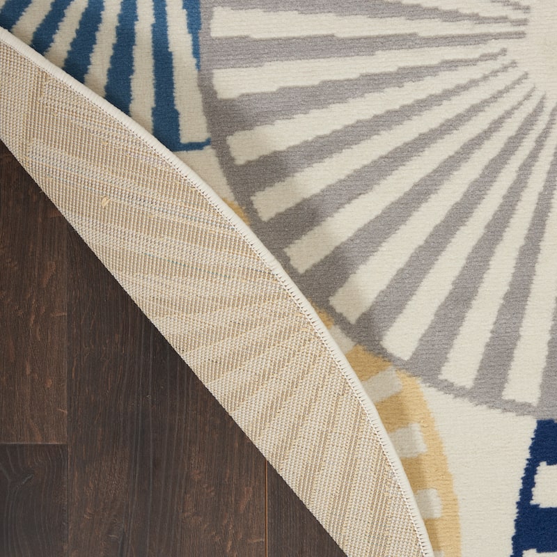 Nourison Grafix Modern Geometric Area Rug