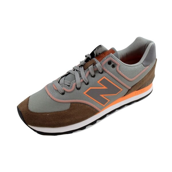 new balance 574 brown orange