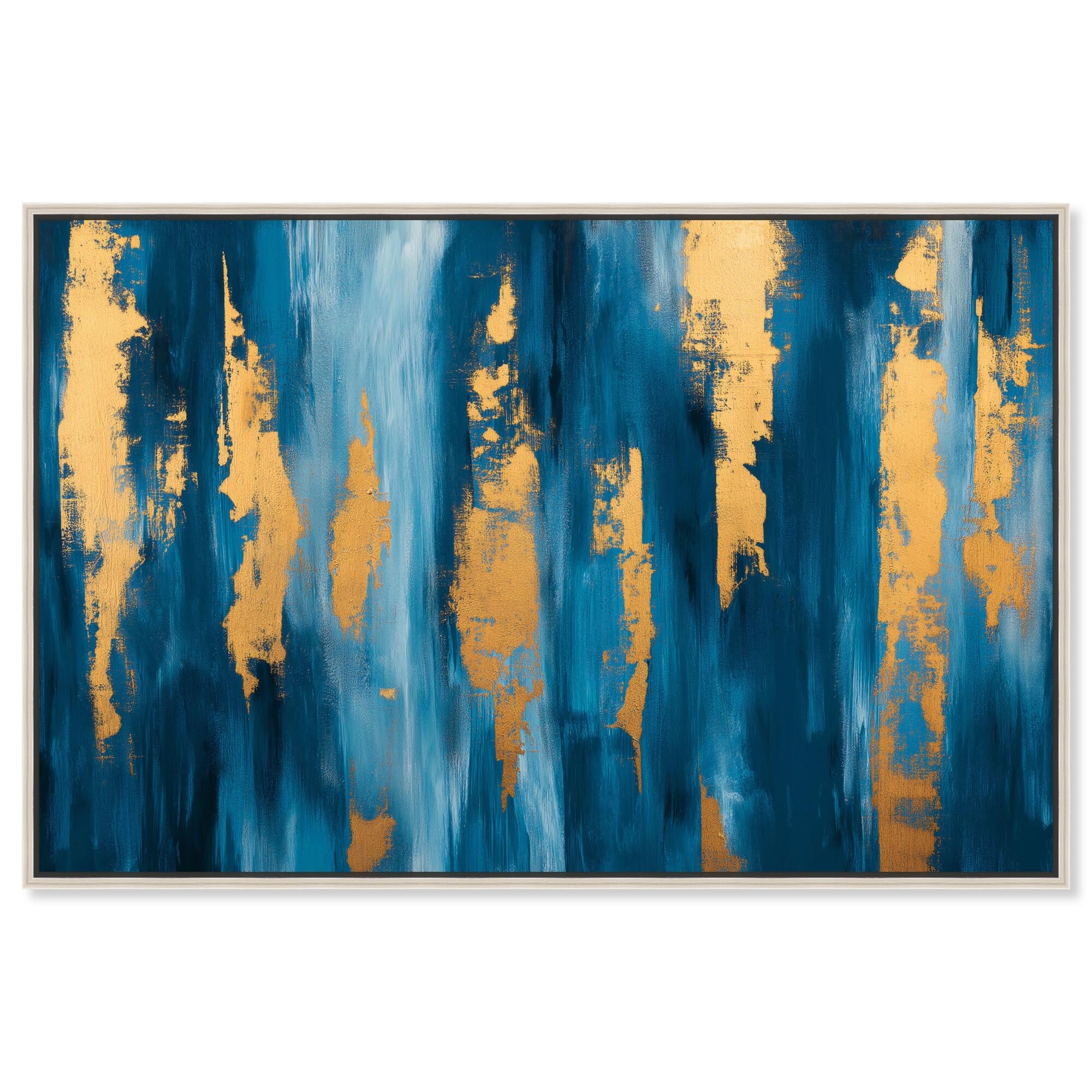 Dark Texture Golden Touch II Canvas by Art Remedy