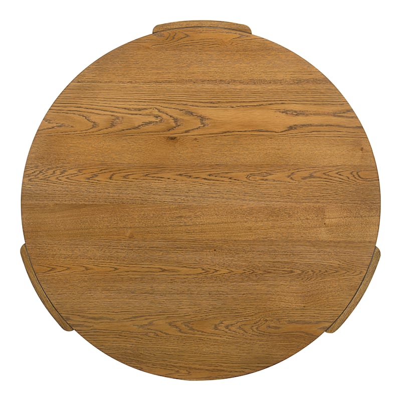 Furniture of America Minst Modern Wood Round Coffee Table