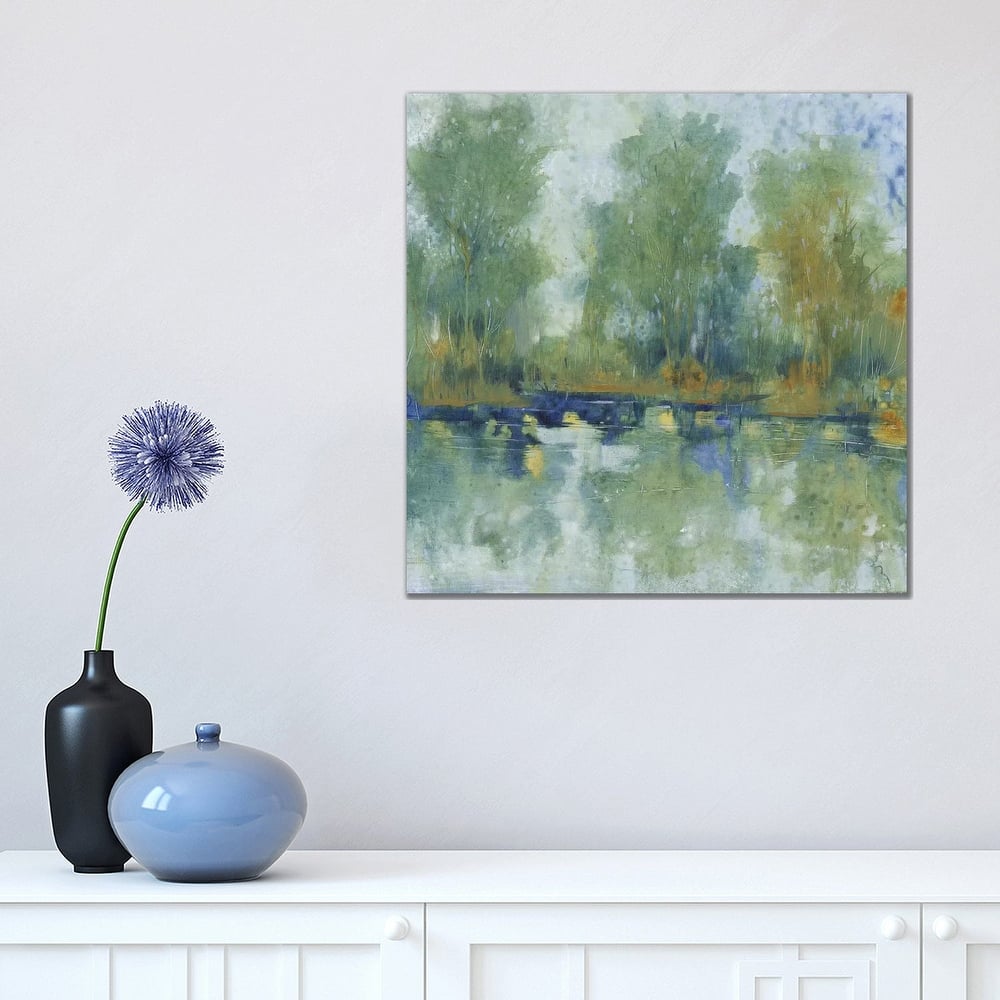 iCanvas "Pond Reflection II" by Tim OToole Canvas Print