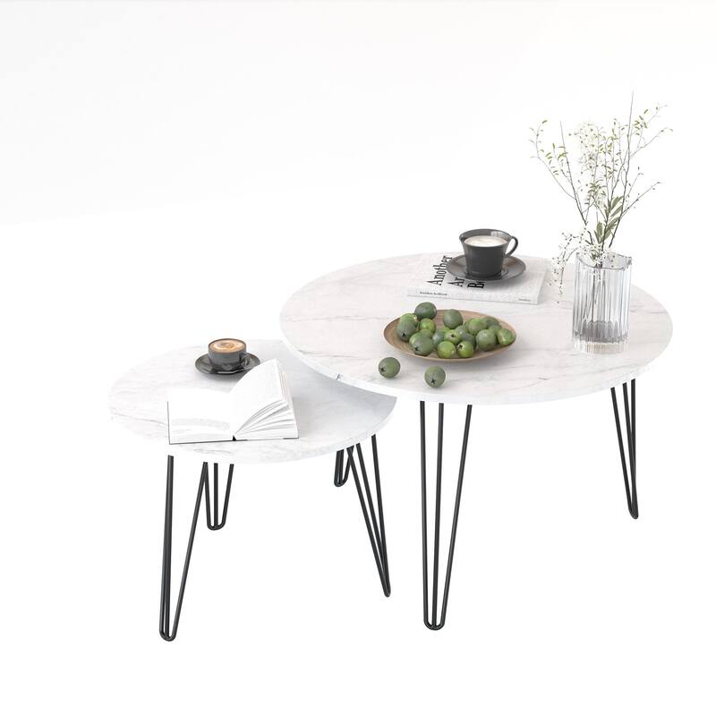 Set of 2 Coffee Table Dining Table Office Table Sofa Table
