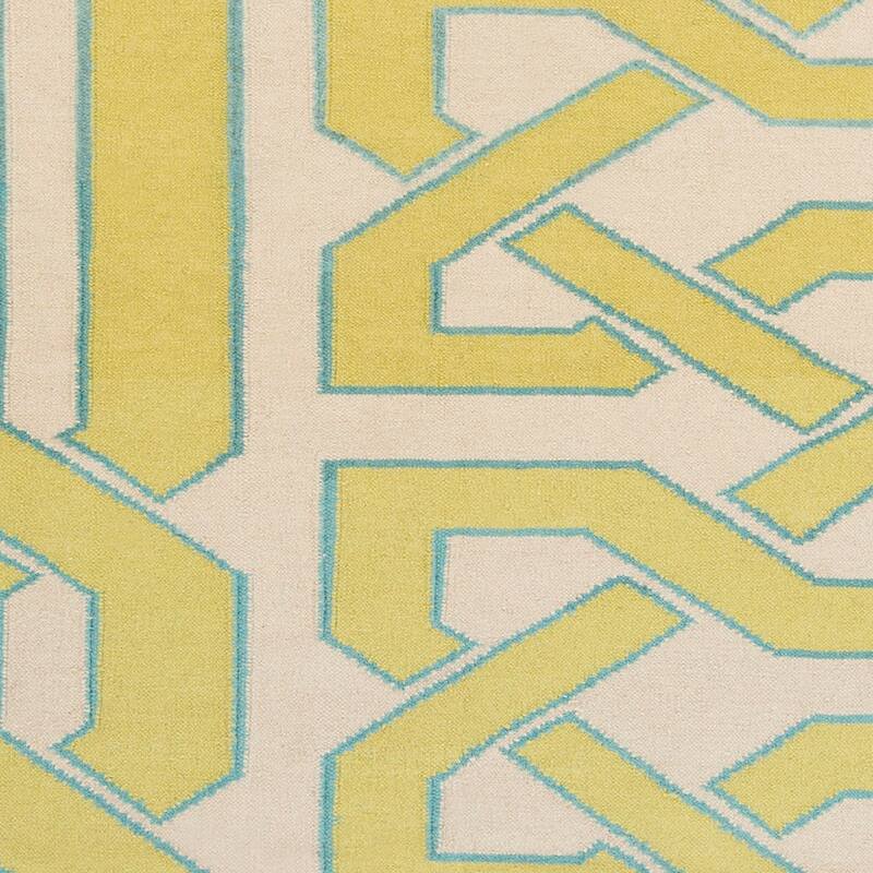 Flatweave Hand-woven Ilkeston Reversible Wool Area Rug