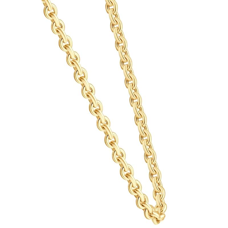 Yellow Gold Women's 24" Chain Necklace 32 Grams 7.5mm Thick