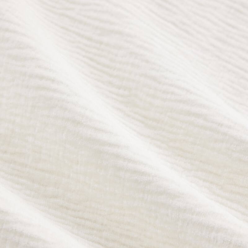 30x30x36" White Chenille Corner Module, 48 lbs, Spacious, High - Quality, Pure Foam Cushions, Flexible Combo