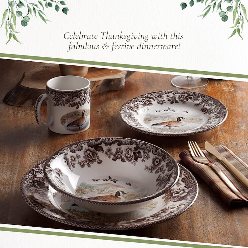 Spode Woodland Assorted Animals Salad Plate