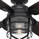 preview thumbnail 9 of 16, Hunter 52" Port Royale Outdoor Ceiling Fan with LED Light Kit and Handheld Remote, Damp Rated