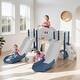 preview thumbnail 4 of 83, Kids Slide Playset Structure 7 in 1, Freestanding Spaceship Set