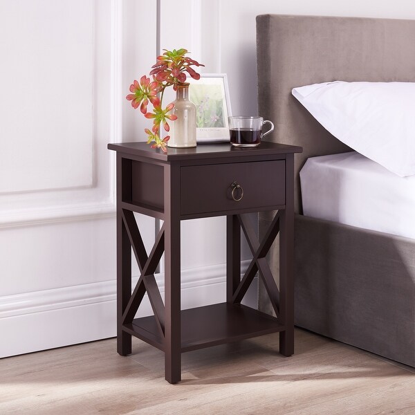 Wooden Nightstand Bedside Table with Drawer Small Bedroom End Table for Bedrooms On Sale Bed Bath Beyond 35758479