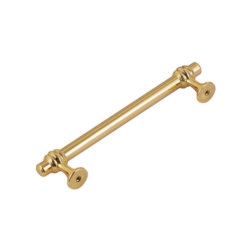 Utopia Alley Cabinet knob/Pull, Polished Gold, knob 1.19"/3.75"/5"/6.3"/10" center to center
