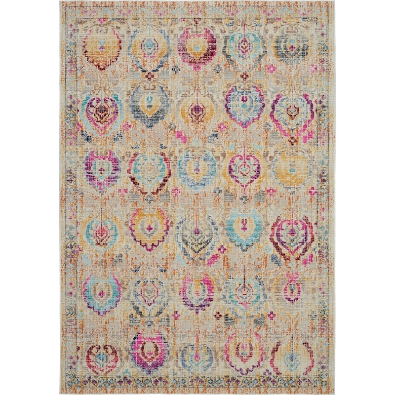 Nourison Vintage Kashan Persian Medallion Area Rug