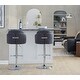 preview thumbnail 10 of 53, Porch & Den Dahlia Adjustable Bar Stool with Rounded T Footrest (Set of 2)
