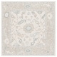 preview thumbnail 35 of 34, SAFAVIEH Hand-Tufted Ebony Zhanat Modern & Contemporary Wool Rug 6' Square - Ivory/Blue - Square