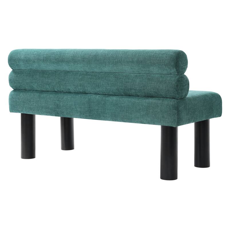 Christopher Knight Home - Modern Upholstered Dining Bench with Padded Seat and Backrest