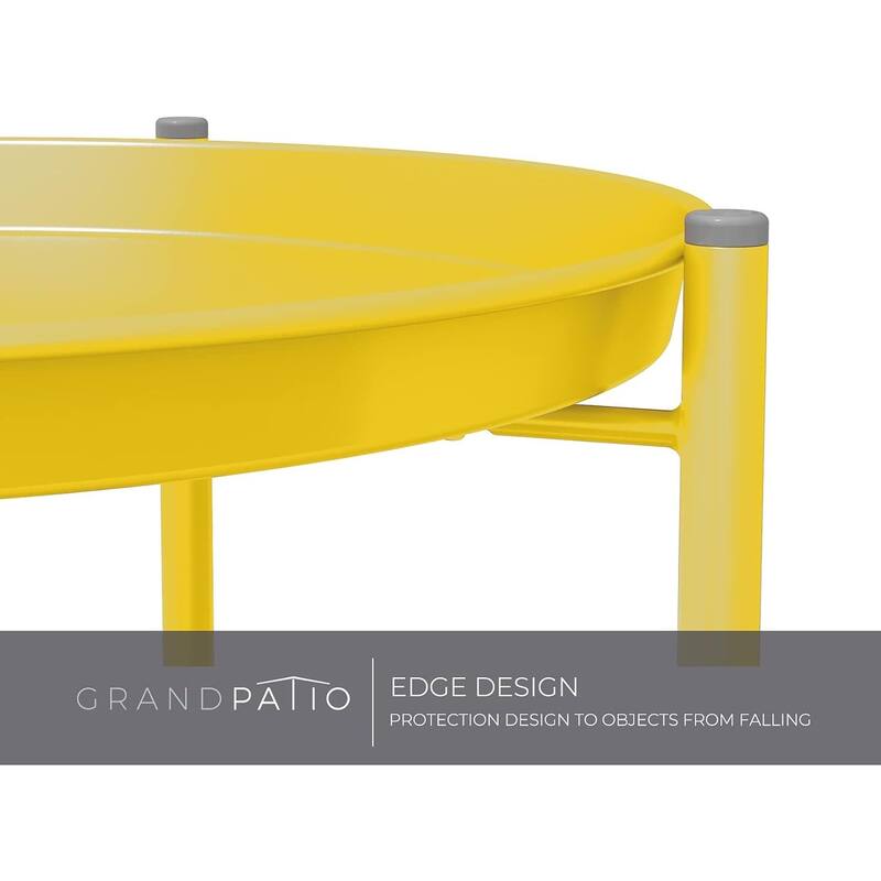 18" or 28" Round Outdoor Side Table End Table Coffee Table