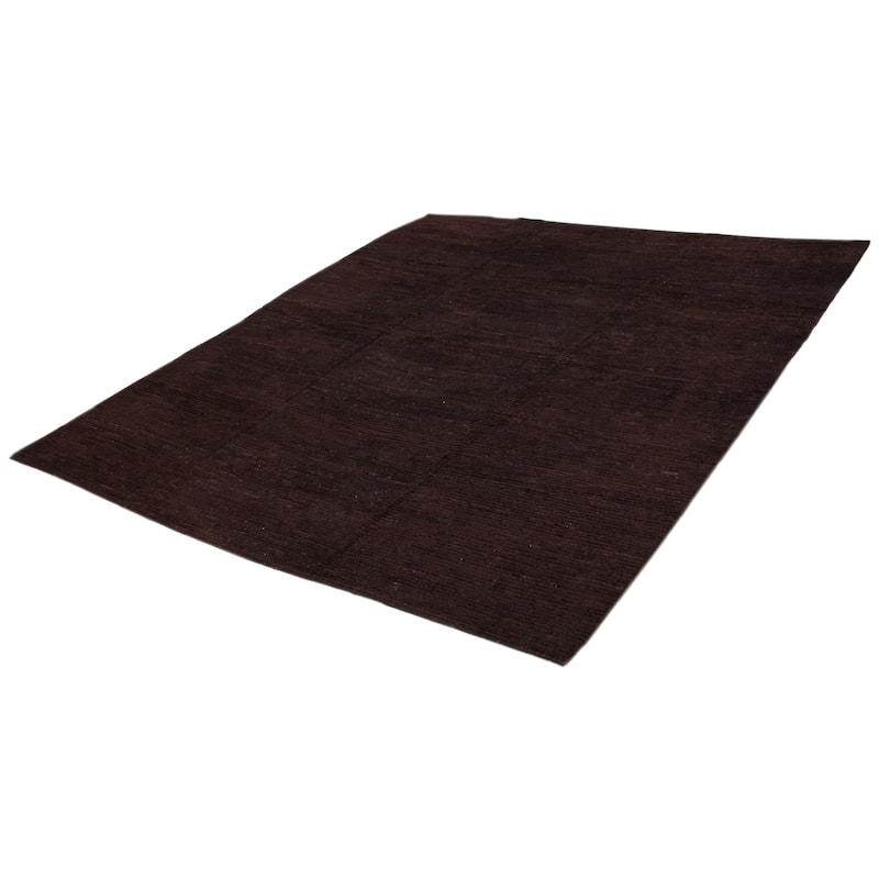 ECARPETGALLERY Hand-knotted Finest Peshawar Ziegler Brown Wool Rug - 10'8 x 11'10