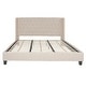 preview thumbnail 86 of 93, Tufted Upholstered Nailhead Trim Platform Bed