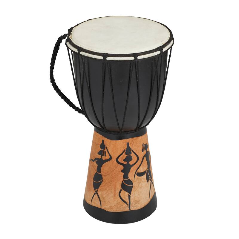 Djembe Drum Inspired Bohemian Sculpture