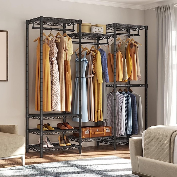 Heavy duty portable closet clearance