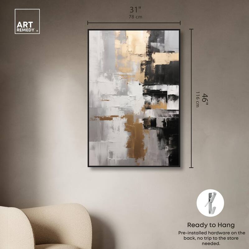 Nocturnal Alloy Canvas by Art Remedy