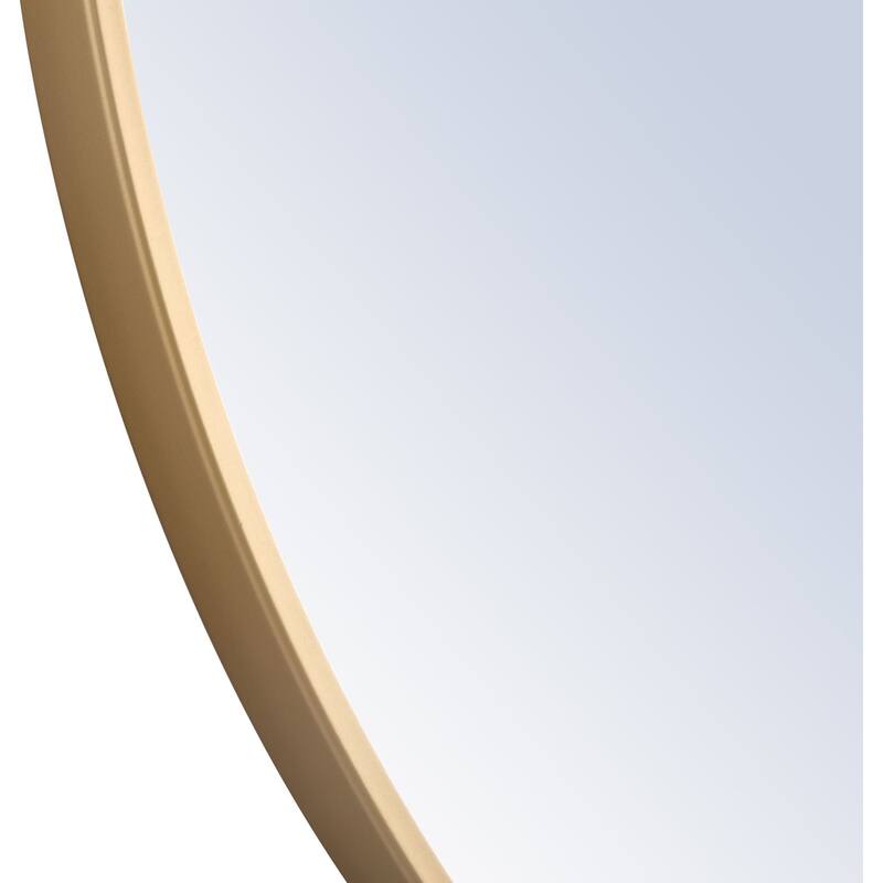 Elegant Lighting Eternity 42" Diameter Circular Beveled Metal Framed